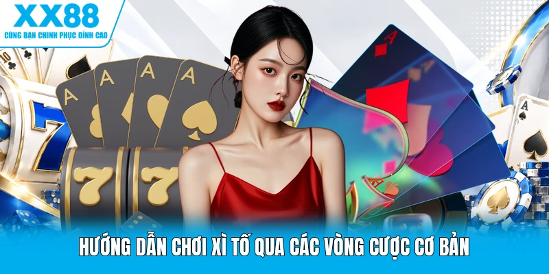 Hướng dẫn chơi xì tố qua các vòng cược cơ bản